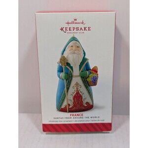 2014 Hallmark Keepsake FRANCE Santas From Around The World Christmas Ornament